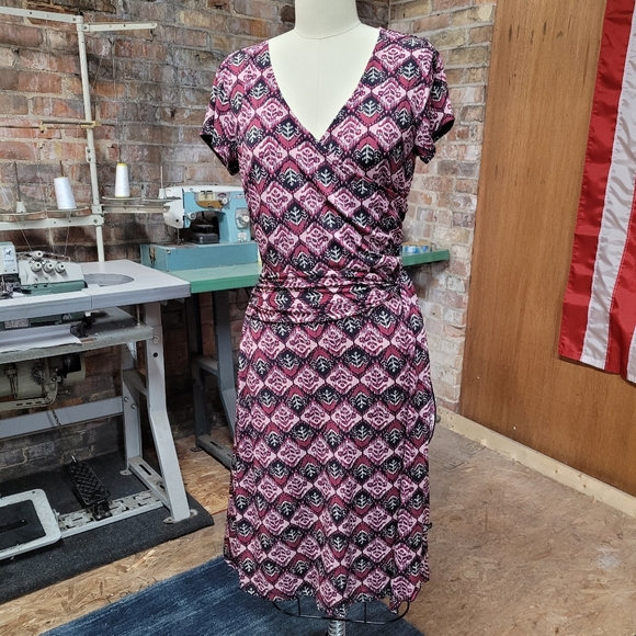 Funky print slinky dress Medium - Picture 1 of 7